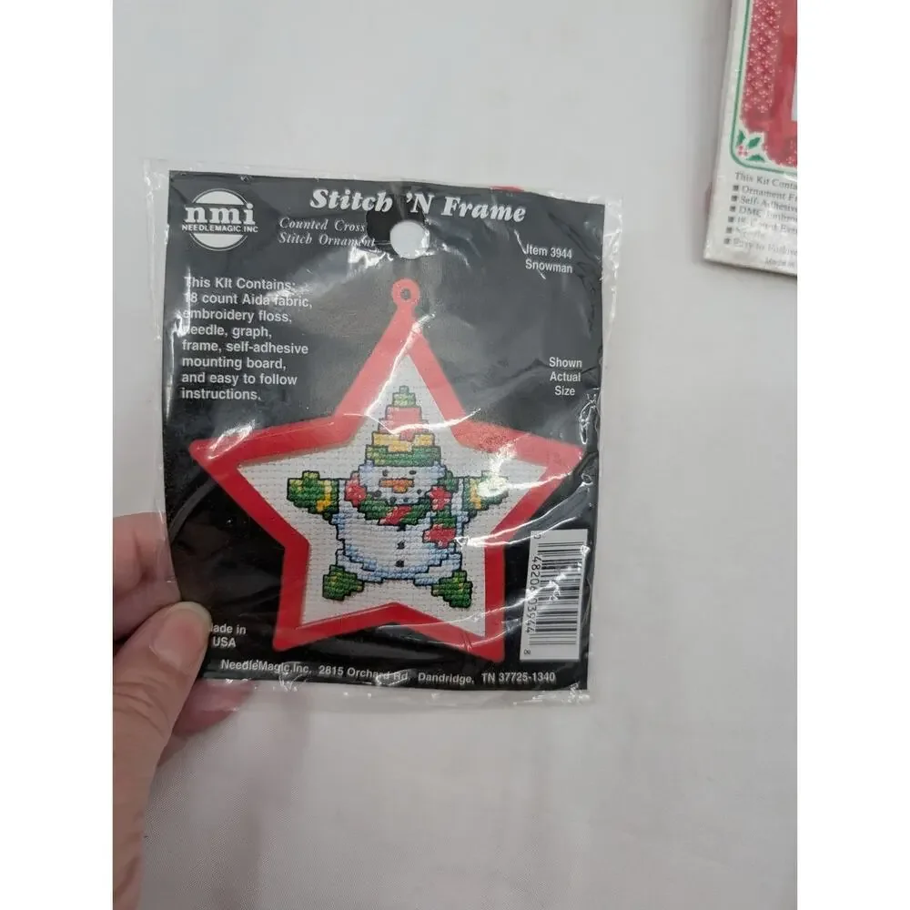 New Christmas Cross Stitch Bundle! Most Are Ornament Kits - One Big Project